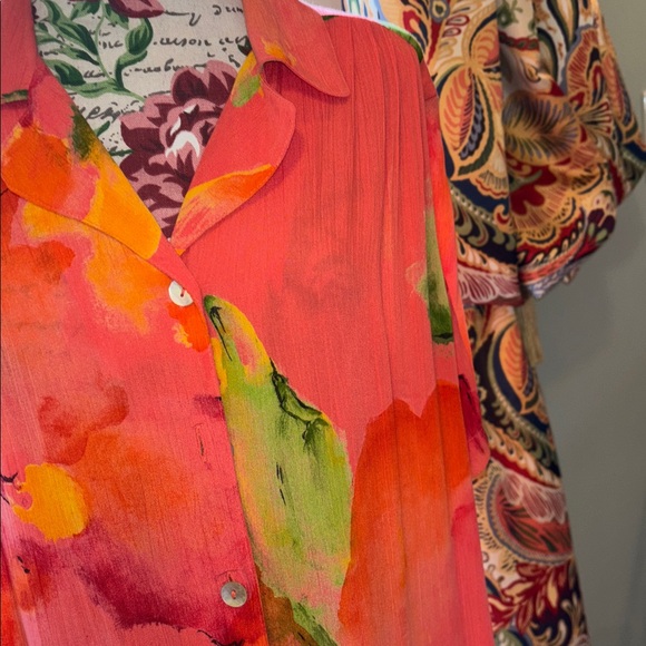 Vintage Carole Little blouse - Size 14 - Picture 3 of 5